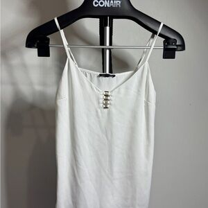 Dynamite White Camisole with Strap Detail